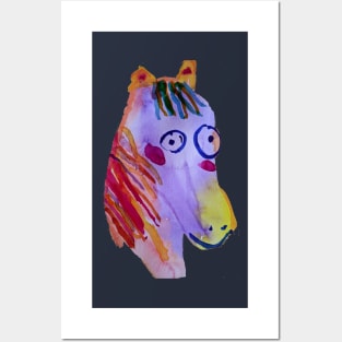 A Horse for Rebecca in Watercolors Posters and Art